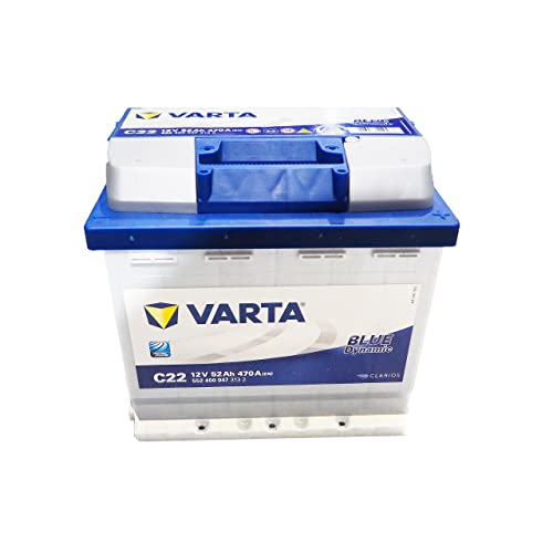 Varta Blue Dynamic 5524000473132 Autobatterien, C22, 12 V, 52 Ah, 470 A - 2