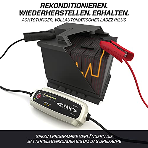 CTEK 56-305 MXS Batterieladegerät 5 Batterieladegerät Mit Automatischer Temperaturkompensation, 12V 5 Amp (EU Stecker) - 5
