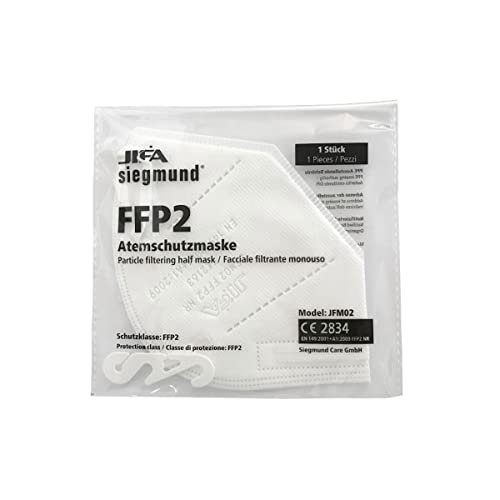 Siegmund 20 Stück Atemschutzmaske nach FFP2-Norm Mundschutz CE zertifiziert - 3