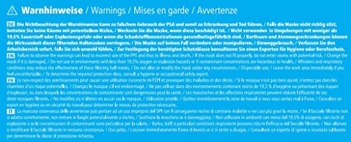 Siegmund 20 Stück Atemschutzmaske nach FFP2-Norm Mundschutz CE zertifiziert - 6