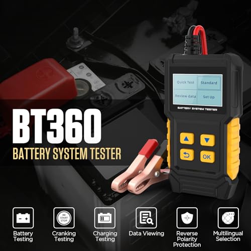 Autool BT-360 Auto Batterie-Tester Auto-Batterie-System-Tester Diagnosewerkzeug - 5