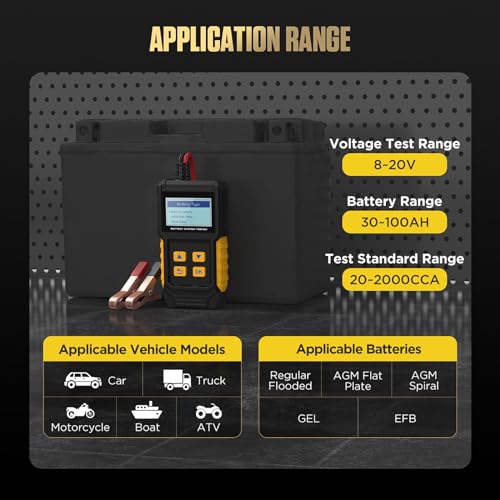 Autool BT-360 Auto Batterie-Tester Auto-Batterie-System-Tester Diagnosewerkzeug - 2